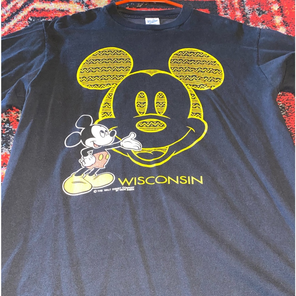 Authentic Vintage Velva Sheen Mickey Mouse Shirt